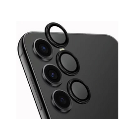واقي عدسة الكاميرا Uniq Optix لهاتف Galaxy S24 Plus - أسود منتصف الليل - نهاية الإنتاج