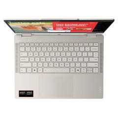 Lenovo Yoga 7 2-in-1 14AKP10 AMD Ryzen AI 7 350,8C/Copilot+PC/شاشة لمس متعددة 14 بوصة WUXGA OLED/16 جيجابايت LPDDR5-6400 Ram/1 تيرابايت M.2 SSD/رسوميات AMD Radeon 860M/ويندوز 11 هوم/إضاءة خلفية، إنجليزي-عربي/لون صدف البحر/ضمان سنتين + قلم