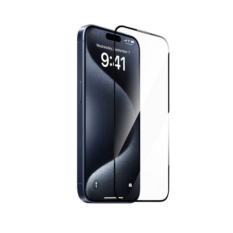 WIWU Wi-SQ008 ip16 Pro 6.3 Easy Install clear tempered glass Transparent