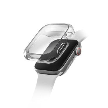 UNIQ GARDE HYBRID WATCH CASE WITH SCREEN PROTECTION 46MM - CLEAR