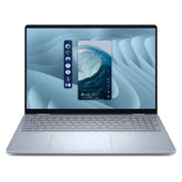 Dell 16 Plus 2-in-1 DB06250 / شاشة لمس 16 بوصة 2 في 1 / معالج Intel Core Ultra 7 256V / ذاكرة وصول عشوائي (RAM) سعة 16 جيجابايت DDR5 / قرص صلب SSD NVME سعة 1 تيرابايت / نظام تشغيل ويندوز 11 هوم / ضمان لمدة سنة واحدة / لون أزرق ثلجي