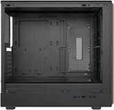 GAMEON Timber Midnight Series ARGB Mid Tower Gaming Case - Wood/Black