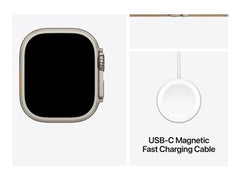 APPLE WATCH ULTRA 2 GPS + CELLULAR 49MM NATURAL TITANIUM CASE WITH TAN ALPINE LOOP - MEDIUM