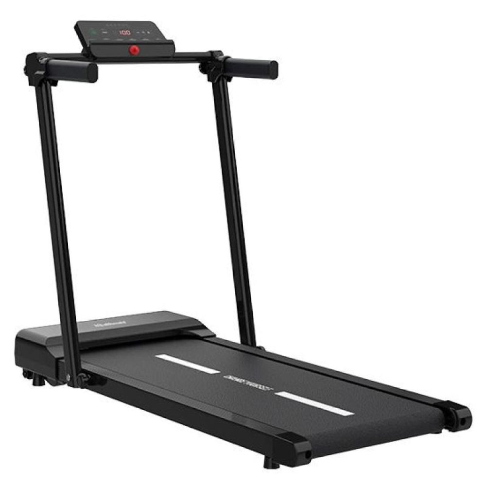 Smart Foldable Home Treadmill Supports up to 110 kg (Black Grey)