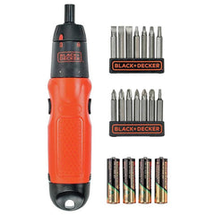 B+D Battery Powered Screwdriver Set 19 Pc 6V