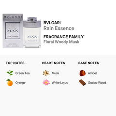Bvlgari Mens Rain Essence EDP 3.4 oz Fragrances