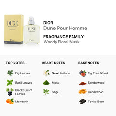 DIOR DUNE POUR HOMME MEN EDT 100 ML