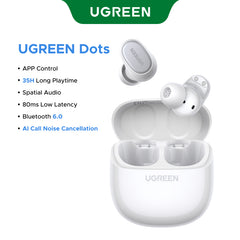 UGREEN Dots A3 TWS White 75627