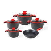 OSFE UMC Marble Cookware Set 17 pcs - Black
