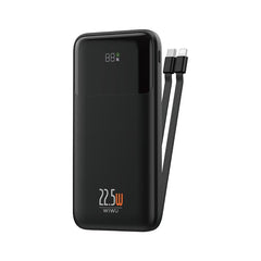 WIWU Wi-P021 LED Display Built-in Cable Power Bank 10000mAh Black