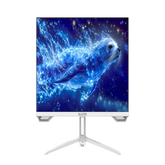 SADES SL-Sealion-24 PLUS SA-F05F24W شاشة ألعاب مسطحة IPS مقاس 24 بوصة FHD، 165 هرتز معدل تحديث، 1 مللي ثانية وقت استجابة، HDMI 2.1 - أبيض