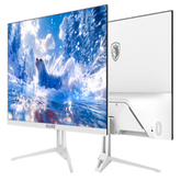 شاشة ألعاب VA مسطحة للألعاب من ساديس SD-Seal SA-F05F22W V2 مقاس 22 بوصة بدقة FHD، ومعدل تحديث 144 هرتز، وزمن استجابة 1 مللي ثانية، ومنفذ HDMI 2.1 - أبيض