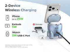 UGREEN 2-in-1 Magnetic Wireless Charger 25W QI2