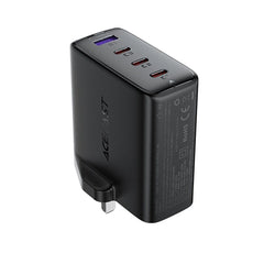 ACEFAST A97 PD100W GaN (3*USB-C+USB-A) charger,black (UK)