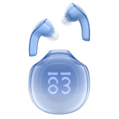 Acefast T9 Crystal (Air) color bluetooth earbuds ,glacier blue