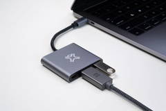 Xtrememac Type-C 3 In 1 Hub - HDMI 4K, Usb-C Pd 60W, Usb 3.0