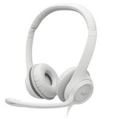 Logitech H390 USB Headset - White