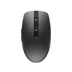 ماوس لاسلكي صامت قابل لإعادة الشحن HP 710 - دقة تصل إلى 3000 نقطة في البوصة / 7 أزرار (6 منها قابلة للبرمجة) / لون جرافيتي