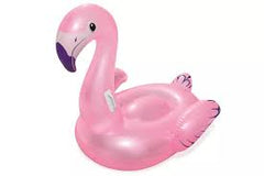 BESTWAY 1.27M X 1.27M FLAMINGO (Contents:1 ride-on, repair patch) Age 3+