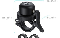 MiLi MiBell Bicycle Anti Loss Bell with Built In Bluetooth Tracker - Black