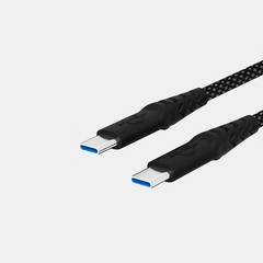 Itskins Hybrid Braided Cable 100W USB-C to USB-C 1.5M-Black & Magnetic-4894465149864