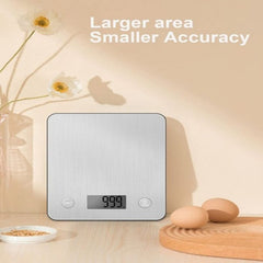 Black & Decker Smart Digital Kitchen Scale ABS Plastic Food Scale with LCD Display Electric Power Source 5kg Max Weight 0.1g Division