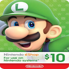 Nintendo E-Cards Nintendo eShop 10$