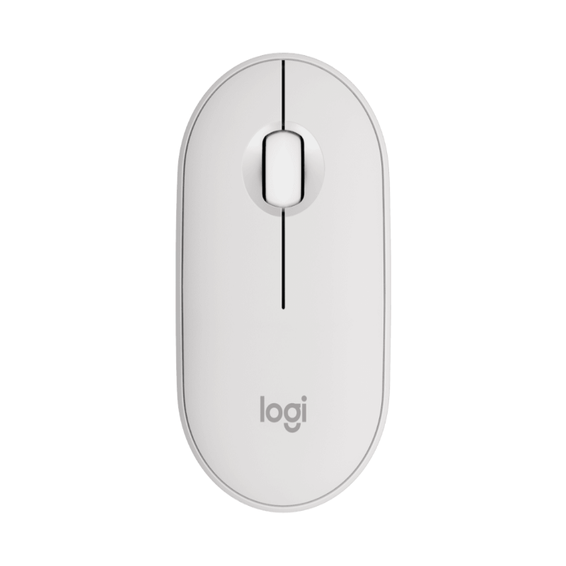 Logitech Pebble 2 M350s Wireless/Bluetooth Mouse - Tonal White