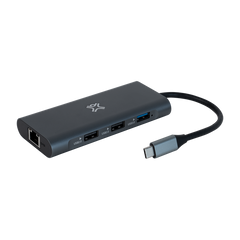 Xtrememac Type-C 8 In 1 Hub - Ethernet, HDMI 4K, Sd, Msd Cards, Usb-C Pd 100W, 3* Usb 3.0