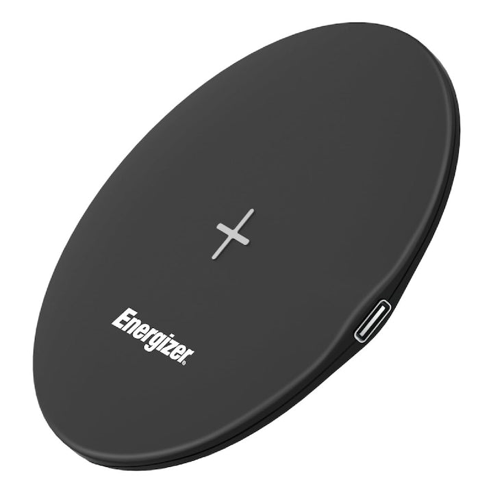 Energizer 15W Ultra Slim Wireless Charging Pad/ Cable Included/ Black