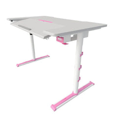 SADES Alpha Gaming Table With USB Hub - PINK
