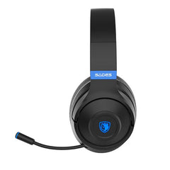 SADES WHISPER WIRELESS-BL HEADSET(SA-205) black
