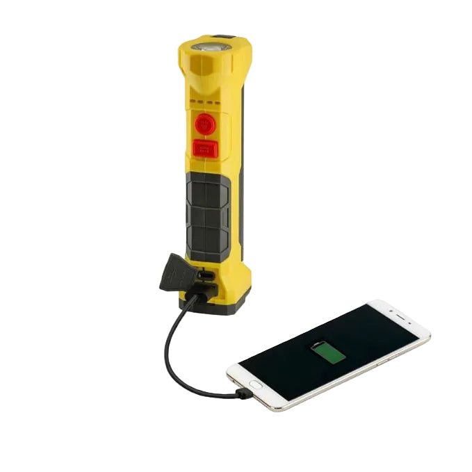 Shell SF126 LED Rechargeable Work Light/Flashlight with 5000 mAh Power Bank
