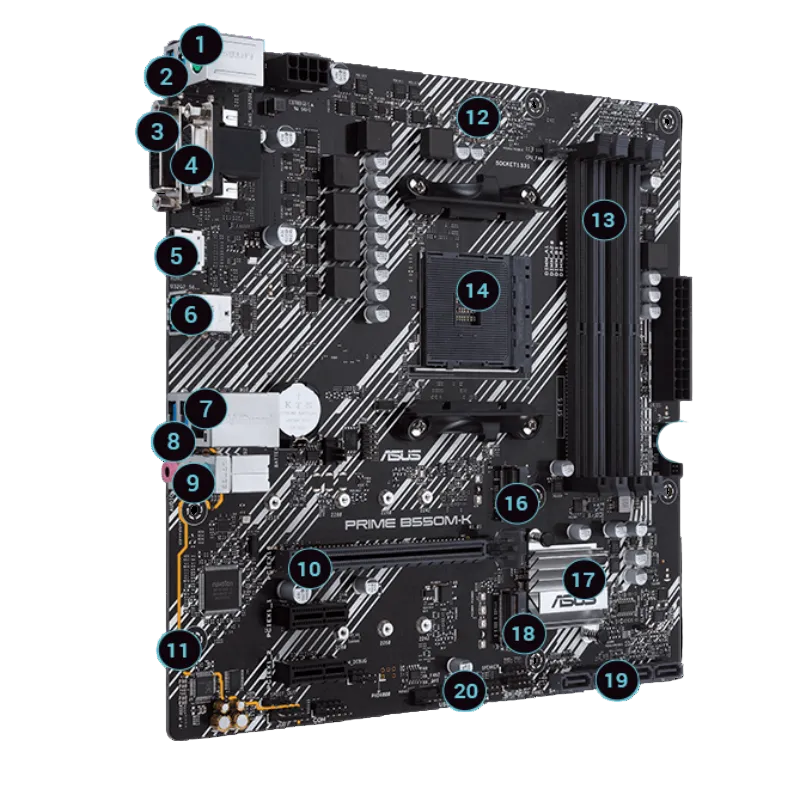 ASUS PRIME B550M-K