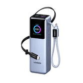 UGREEN 25000mAh – 200W Nexode Pro Power Bank with 35cm Braided Cable + 65cm Retractable Cable
