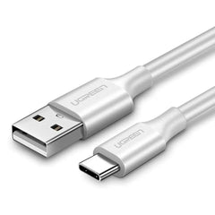 UGREEN USB-A 2.0 to USB-C Cable Nickel Plating 1.5m (White) 18W