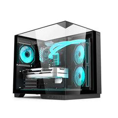 Acer V330B Mid Tower Gaming PC Case – Black (6-Fans)