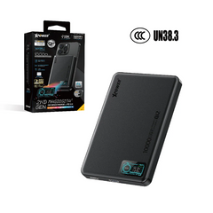 XPower MagDigita² 2nd Gen Color TFT Display PD 3.0+QI2 MagCharge 10000mAh Power Bank - Black