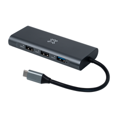 Xtrememac Type-C 8 In 1 Hub - Ethernet, HDMI 4K, Sd, Msd Cards, Usb-C Pd 100W, 3* Usb 3.0