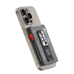 Bundle WIWU Wi-P015 Colorful Serie Power Bank 10000mAh Green +Mag Wallet with Stand+U002 - QUICK FAST CHARGER UK - WHITE