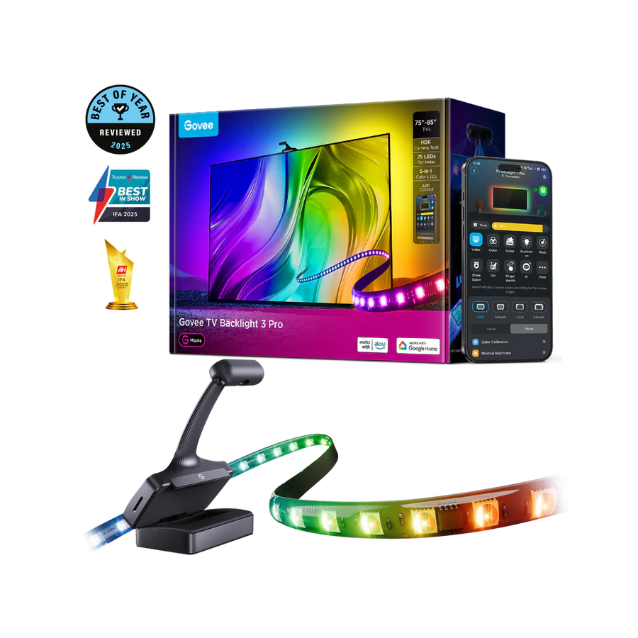 Govee TV Backlight 3 Pro include Three-camera TV Backlight 75-85 inches - R2A81C11
