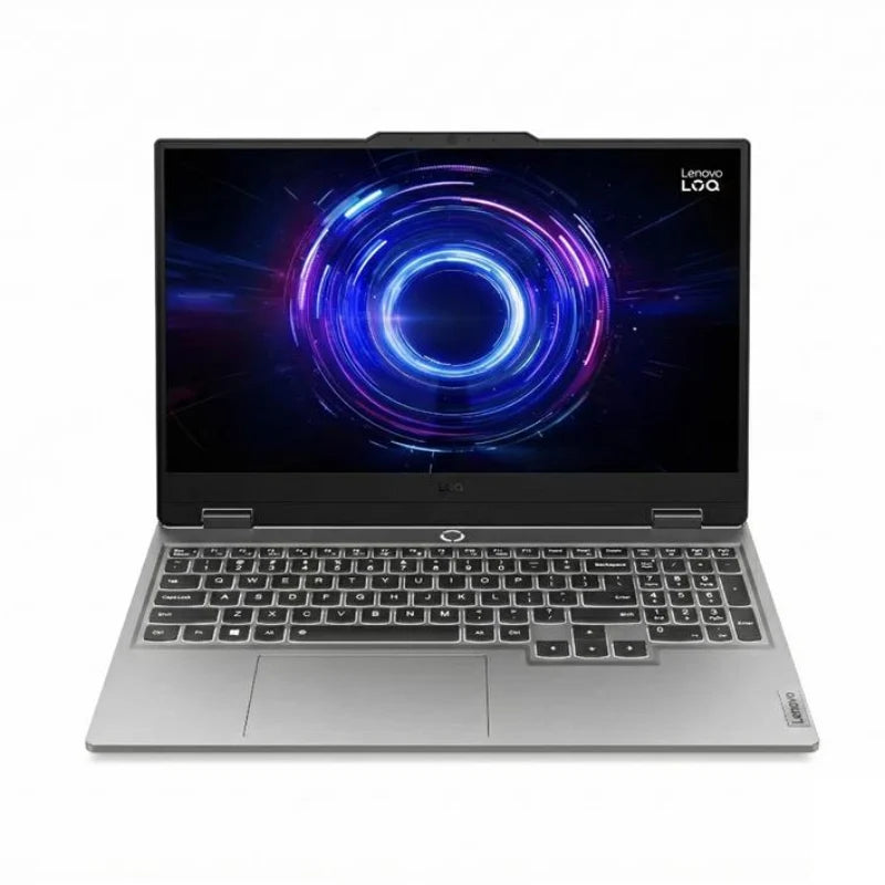 Lenovo LOQ 15IRX10 Intel Core i7-13700HX, 16C/15.6" FHD /16GB DDR5 Ram /512GB M.2 NVMe SSD/ NVIDIA GeForce RTX 5050 8GB GDDR7 440 AI TOPS VGA/ DOS/ White Backlit, Eng-Arb/Luna Grey/1YW