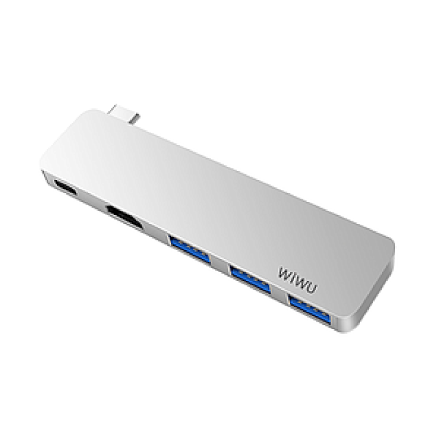 WIWU USB Type C 4 in 1 Hub T6s
