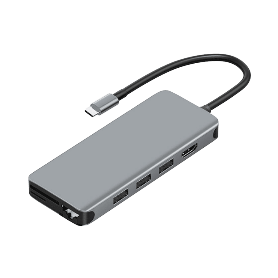 Wiwu Alpha 12 In 1 Type-C Hub Multi-Function Adapter Portable Mini