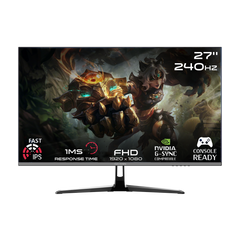 GAMEON GOESP27240IPS 27" FHD, 240Hz, 0.5ms Fast IPS HDMI 2.1 Gaming Monitor (Support PS5)