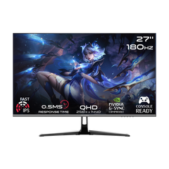 GAMEON GOPS27QHD180IPS 27" QHD, 180Hz, 0.5ms Fast IPS Gaming Monitor (Support PS5)