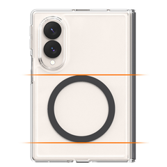 Araree Duple 360 Magsafe Cover For Z Fold 8-Clear Black