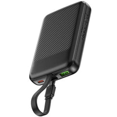Acefast  M13-10000 PD22.5W power bank with cable black