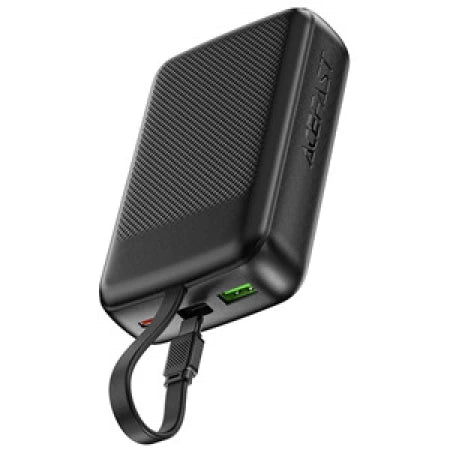 Acefast  M14-20000 PD22.5W power bank with cable black