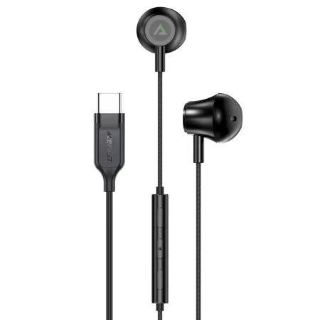 Acefast L2 USB-C wired earphones black